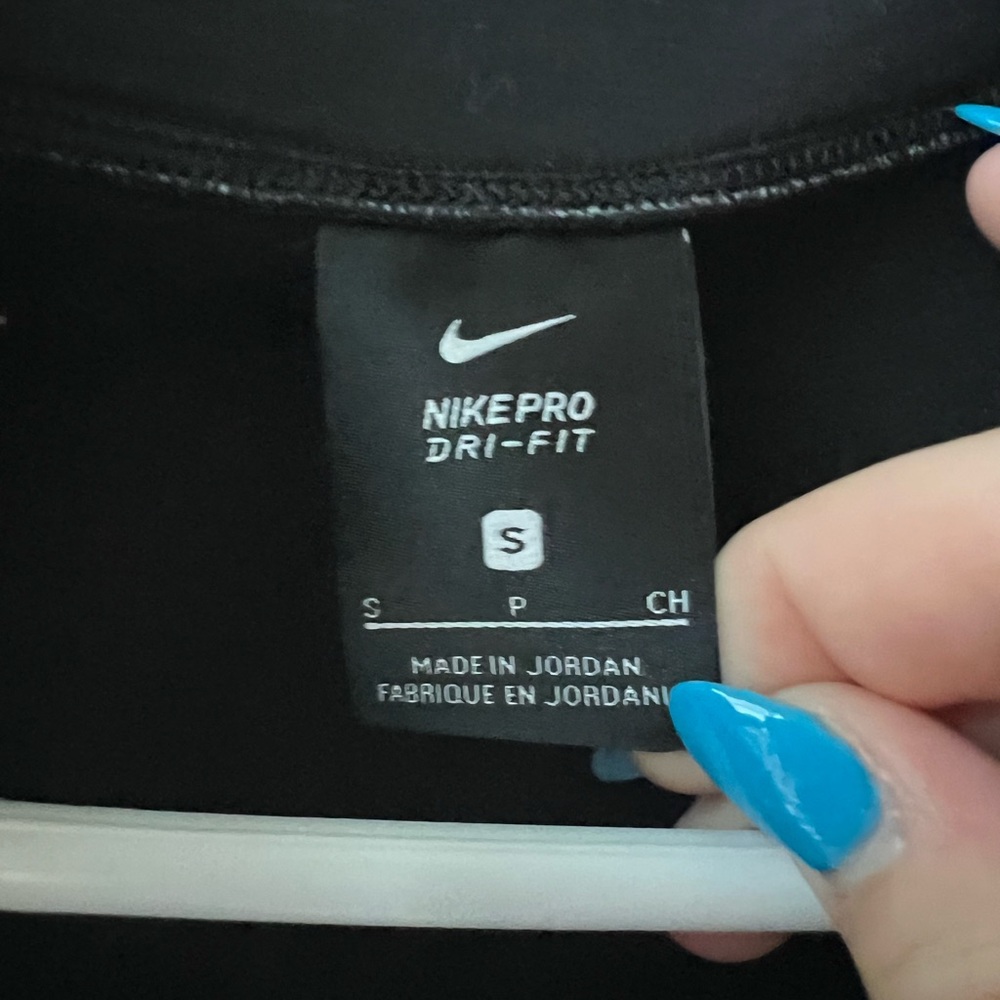 Nike pro zip up